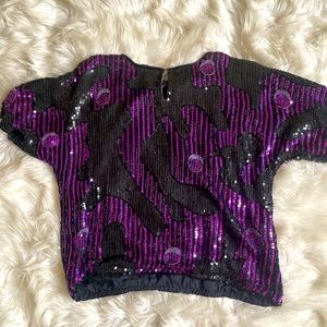 Vintage Sequin Top